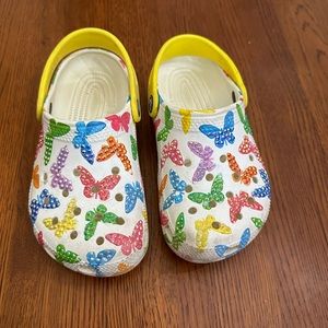 Butterfly sparkle Crocs